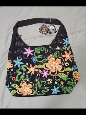 Island Plumeria City Bag NWT